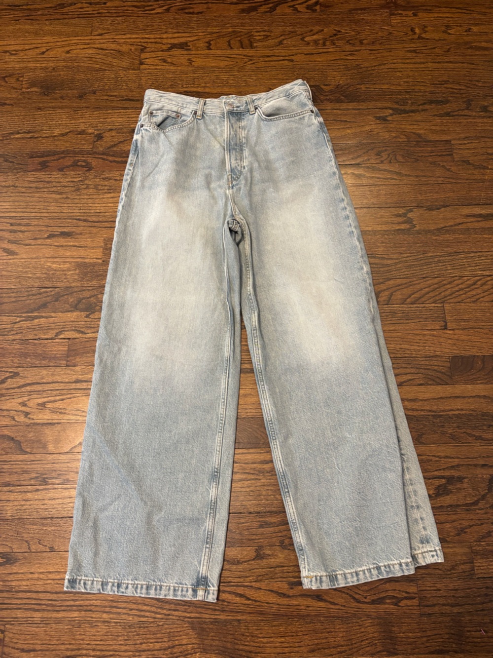 COS Low Rise Wide Leg Baggy Jeans